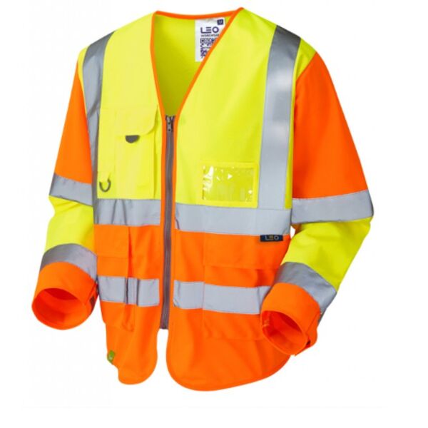 S12-Y/O-LEO - Leo EcoViz Superior Sleeved Waistcoat Thumbnail